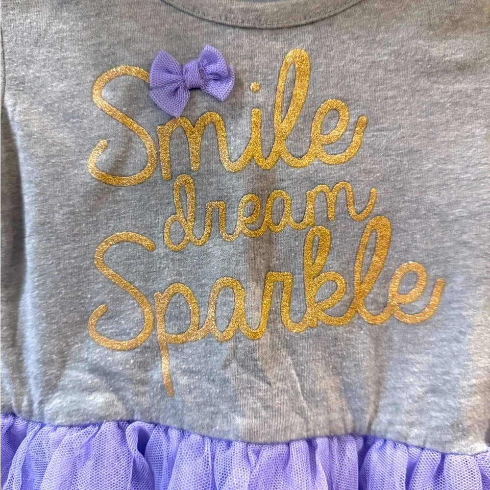 The Children's Place Girls Purple Tulle Dress Size 12-18 Mo… - Picture 2 of 5